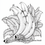 Intricate Wild Banana Coloring Pages 4