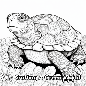 Snapping Turtle Coloring Pages - Free &amp; Printable!