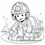 Intriguing Fire Science Coloring Pages 2
