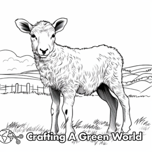 Sheep Coloring Pages - Free &amp; Printable!