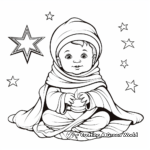 J is for Baby Jesus Coloring Pages 2