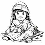 J is for Baby Jesus Coloring Pages 4