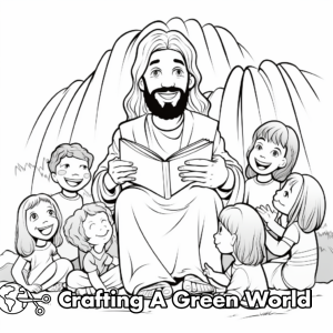 J Is For Jesus Coloring Pages - Free &amp; Printable!