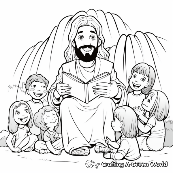 J Is For Jesus Coloring Pages - Free &amp; Printable!