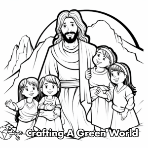 J Is For Jesus Coloring Pages - Free &amp; Printable!