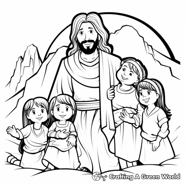 J Is For Jesus Coloring Pages - Free & Printable!