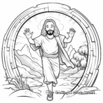 J is for Jesus Miracles Coloring Page 2