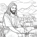 J is for Jesus Parables Coloring Page 1