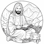 J is for Jesus Parables Coloring Page 4