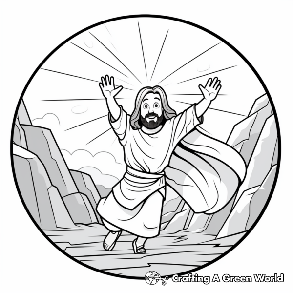 J Is For Jesus Coloring Pages - Free &amp; Printable!