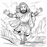 J is for Jesus Resurrection Coloring Page 3