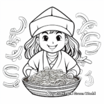 Japanese Yakisoba Noodles Coloring Pages 2