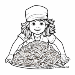 Japanese Yakisoba Noodles Coloring Pages 3