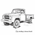 Jeep Gladiator Pickup Truck Coloring Sheets 1