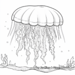 Jellyfish Coloring Pages: Underwater Elegance 4