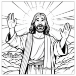 Jesus Promises the Holy Spirit Coloring Pages 2