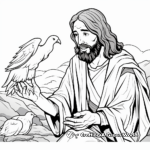 Jesus Promises the Holy Spirit Coloring Pages 3