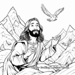 Jesus Promises the Holy Spirit Coloring Pages 4