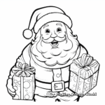 Jolly Santa Claus Coloring Pages 1