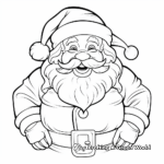 Jolly Santa Claus Coloring Pages 2