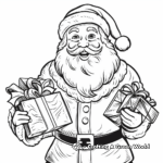 Jolly Santa Claus Coloring Pages 3