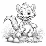 Joyous Chinese New Year Dragon Coloring Pages 1