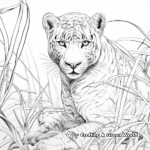 Jungle Book Fantasy: Panther Coloring Pages 1