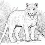 Jungle Book Fantasy: Panther Coloring Pages 3