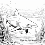 Jungle River Bull Shark Coloring Pages 2