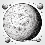 Jupiter and its Moons Coloring Pages 2