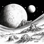 Jupiter and its Moons Coloring Pages 3