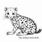 Kid-Friendly Baby Leopard Gecko Coloring Pages 3