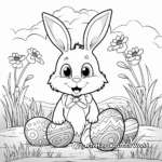Kid-Friendly Cartoon Easter Coloring Pages 4