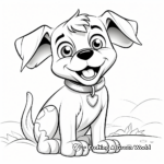 Kid-Friendly Cartoon Georgia Bulldog Coloring Pages 2