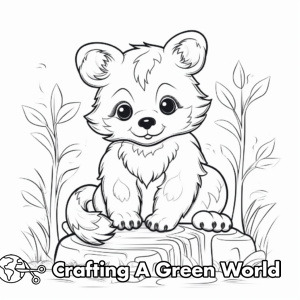 Red Panda Coloring Pages - Free &amp; Printable!
