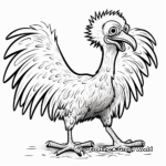 Kid-Friendly Cartoon Vulture Coloring Pages 4