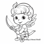Kid-Friendly Cupid God of Love Coloring Pages 2