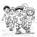 Kid-Friendly Field Day Team Spirit Coloring Pages 2