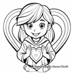 Kid-Friendly Holy Spirit in Heart Coloring Pages 3