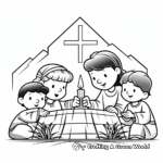 Kid-Friendly Holy Week Coloring Pages 2
