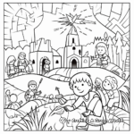 Kid-Friendly Holy Week Coloring Pages 4