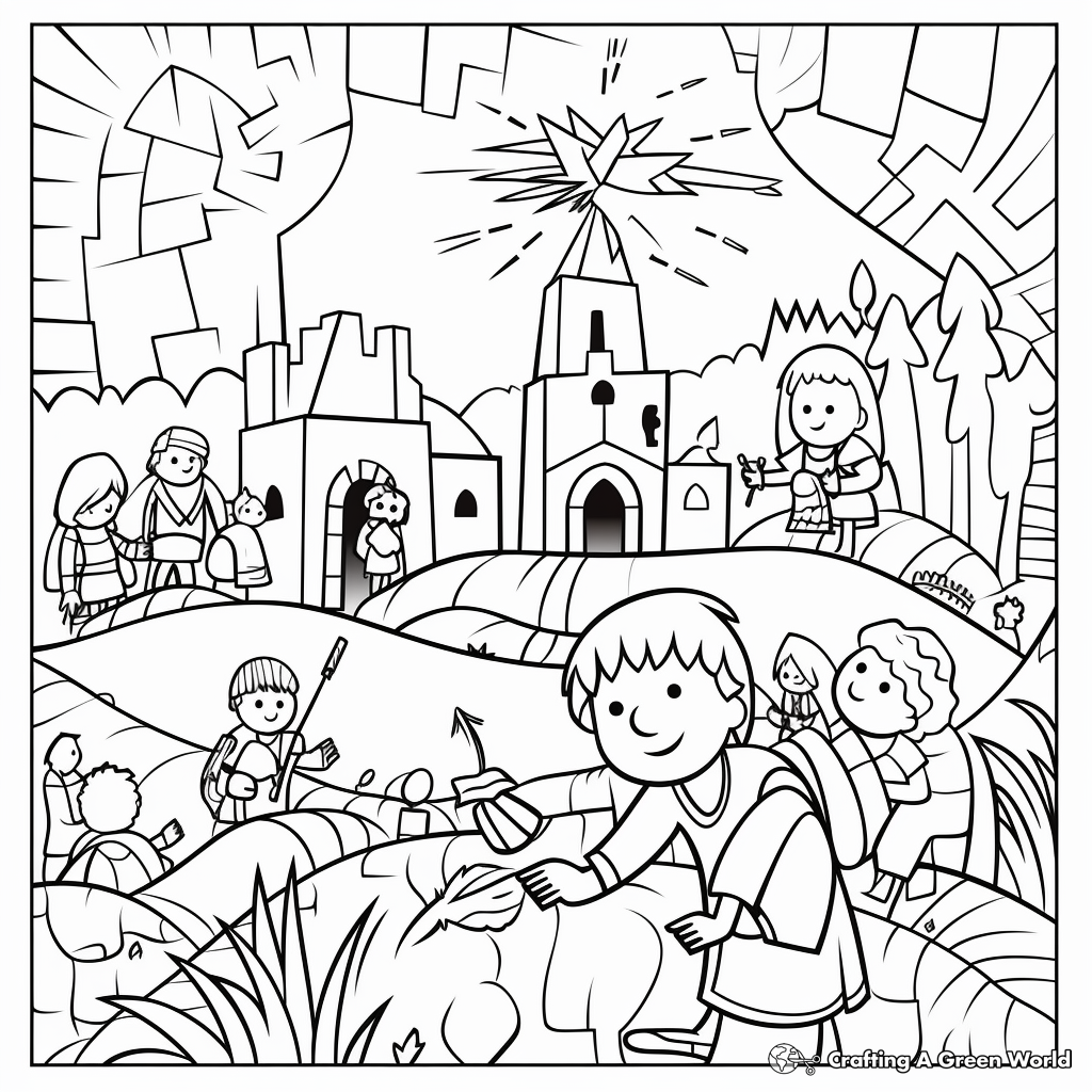 40 Days Of Lent Coloring Page Free Printable Coloring Pages