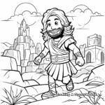 Kid-Friendly Jesus Resurrection Coloring Pages 4