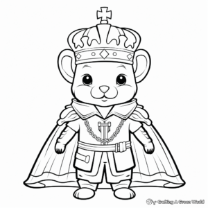 Kid-Friendly Mouse King Coloring Pages 2