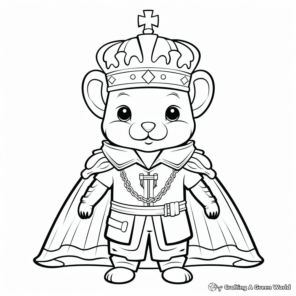 Kid-Friendly Mouse King Coloring Pages 2