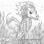 Kid-friendly Seahorse Beast Coloring Pages 1