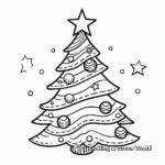 Kid-Friendly Simple Christmas Tree Coloring Pages 4
