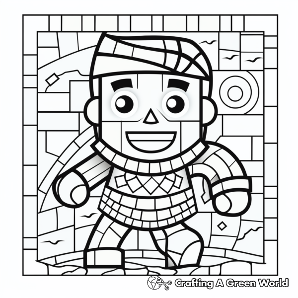 Mosaic Coloring Pages Free Printable Mosaic Coloring Pages Free Printable