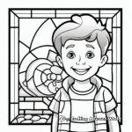 Kid-Friendly Simple Mosaic Coloring Pages 4