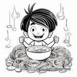 Kid-Friendly Spaghetti Coloring Pages 1